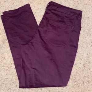 Eggplant pants